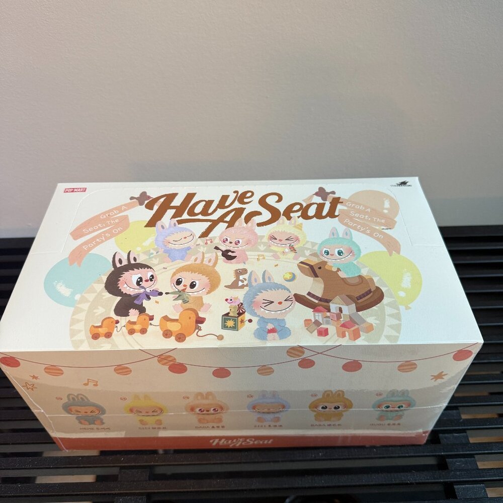The Monsters Labubu – "Have a Seat" Vinyl Plush Blind Box (Set of 6)